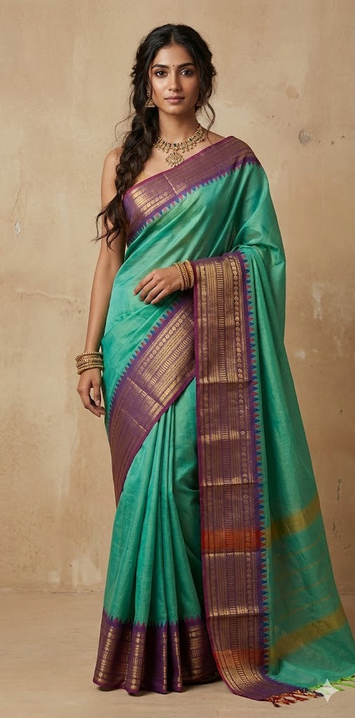 Kanchivaram cotton sarees, NO BP