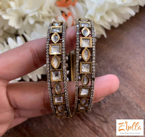 Victorian Finish Bangle Set - Size 2-8 Bangles