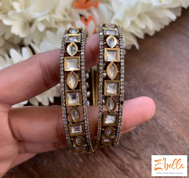 Victorian Finish Bangle Set - Size 2-8 Bangles