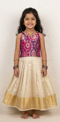 skirt and brocade blouse - 3-4yr
